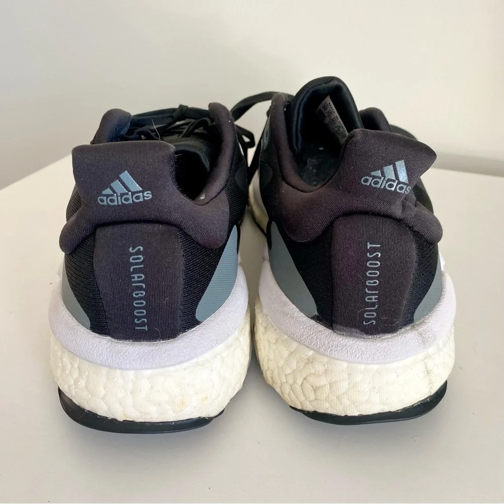 Adidas Solarboost Black and Gray Running Shoes